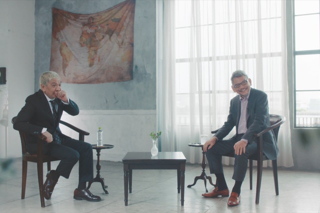 庵野秀明×松本人志、初の対談が実現！予告編が公開に 画像