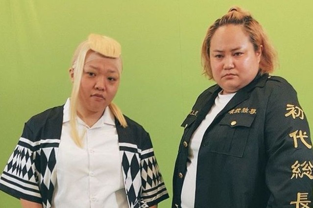 おかずクラブの『東京リベンジャーズ』コスプレにファン爆笑「強そう笑」「似合うのが意外」 画像