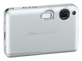 ニコン、顔認識AFや2.5型液晶搭載の510万画素スリムデジカメ「COOLPIX S1」 画像