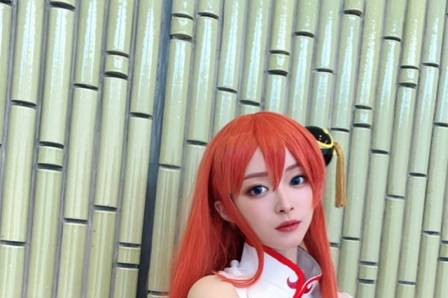 優希クロエ、『銀魂』キャラのコスプレに挑戦!セクシーチャイナ姿に「クオリティ高すぎ」の声 画像