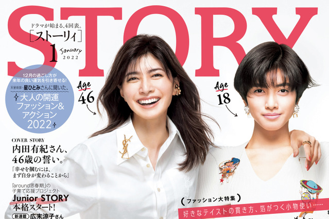 内田有紀、27年前の自分と表紙で共演! 画像