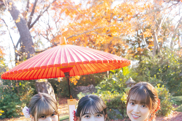 乃木坂46“新・中3トリオ”久保史緒里、阪口珠美、中村麗乃がハタチに!『B.L.T.』表紙で晴れ着姿を披露 画像