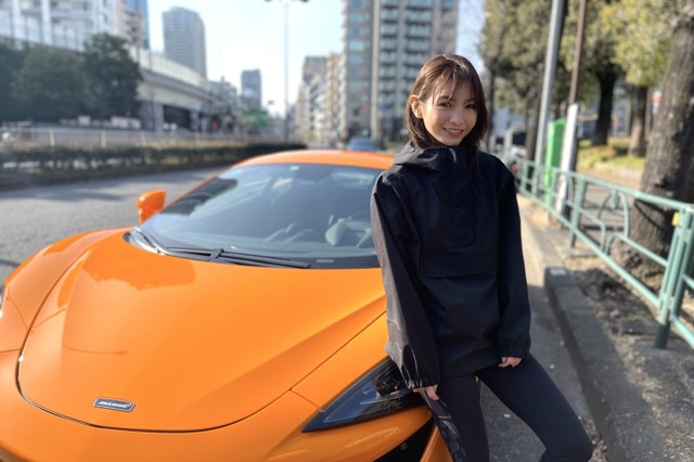 ほのか、恐る恐る高級車マクラーレンに試乗！冒頭謎の衝撃音「ゴッゴッて言ったよ！」 画像