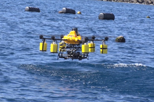 成功すれば世界初の快挙！「水空合体ドローン」実証実験にカメラ潜入......『BACKSTAGE』 画像