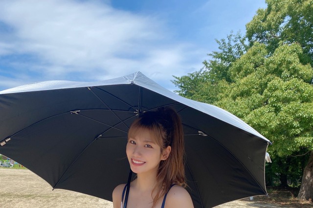 NMB48・石田優美、ポニテ姿の爽やかビキニカットを披露 画像