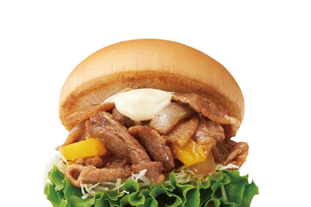 モスバーガー、東北限定商品を発売!「東北産豚のみそ焼きバーガー 福島県産みそ使用」 画像