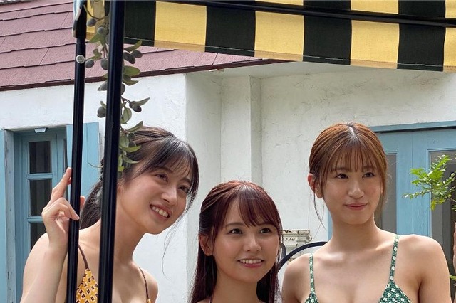 NMB48の美女3人娘が別冊ヤンチャンオフショを続々公開中 画像
