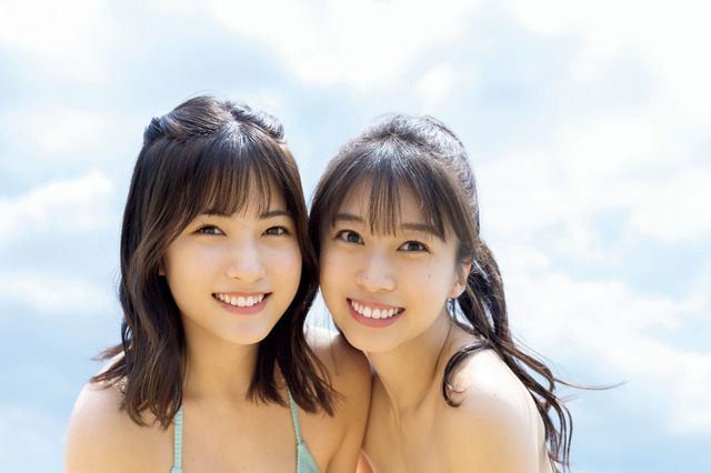 本日発売の『Hello! Project BEST SHOT!!』最新刊からモー娘。牧野真莉愛&北川莉央の水着グラビアが公開 画像