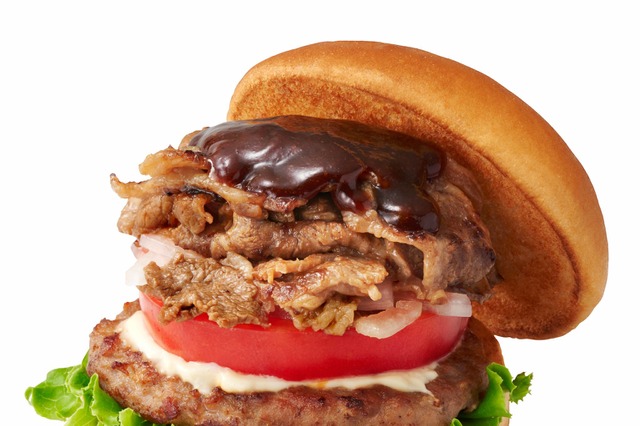 モスバーガー、沖縄本土復帰50年記念「オキナワBBQバーガー」地域限定発売 画像