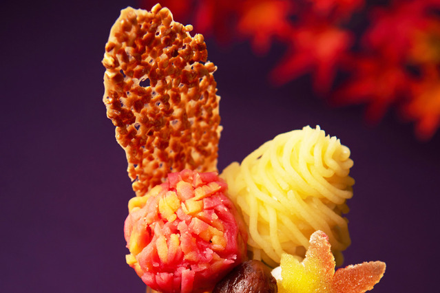 秋の移ろいを感じる、季節限定「もみじ抹茶パフェ」登場 画像