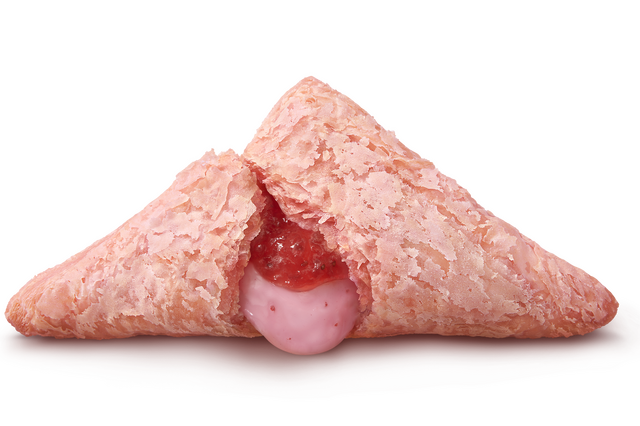 マクドナルド、「三角チョコパイ」15周年新作“よくばりいちご”期間限定販売 画像