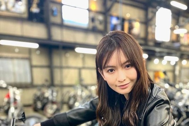 ほのか、ハーレーにまたがる姿に「惚れちまう」「凄くカッコいい」の声 画像