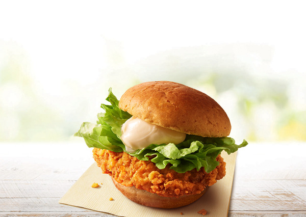 ケンタッキー、「チキンフィレバーガー290円」キャンペーン開催　通常価格から100円引き 画像