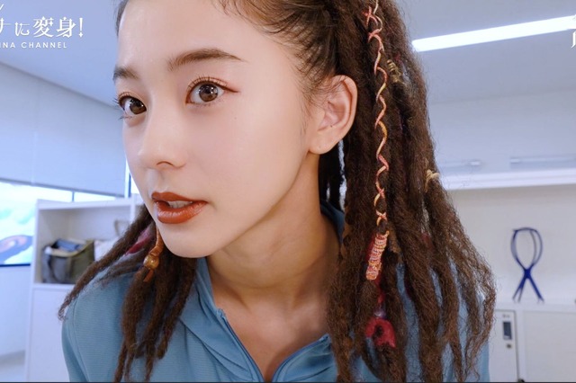 朝比奈彩が『今際の国のアリス』のクイナになるまで！変身メイク動画をYouTubeで公開！ 画像