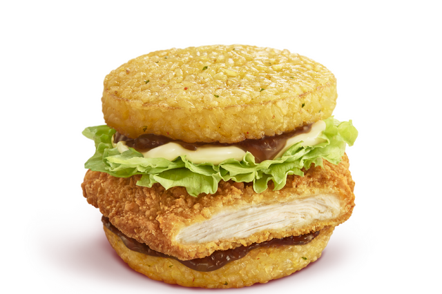 マクドナルド新商品のアジアンごはんバーガーが夜マック限定で販売！ 画像