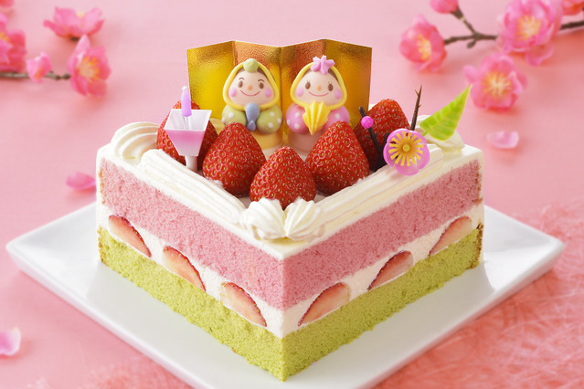 銀座コージーコーナーがひなまつり向けの飾れるスイーツなどを販売 画像