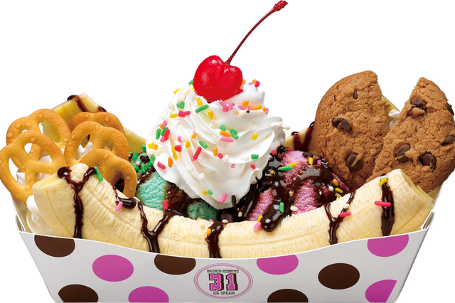 サーティワン50周年キャンペーン開催決定！レトロアメリカンな「バナナスプリットサンデー」が登場 画像