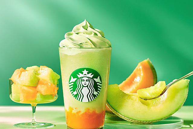 スタバ「メロンフラペチーノ」がパワーアップして復活！鮮やかなスイーツも新登場 画像