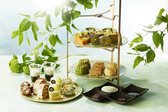 シャングリ・ラ 東京が京都宇治の茶農家とコラボ！「夏めく抹茶アフタヌーンティー」が期間限定で登場 画像