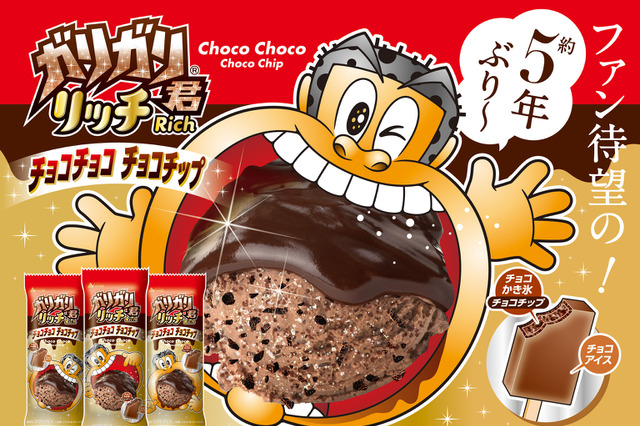 「ガリガリ君リッチチョコチョコチョコチップ」が約5年ぶりに発売！ 画像