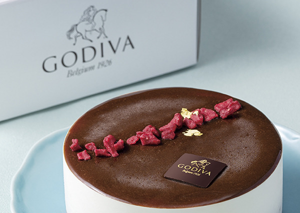 ゴディバ、厳選チョコ＆ヨーグルト風味アイス＆ベリームースのアイスケーキを数量限定販売 画像
