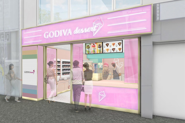 ゴディバ デザートの旗艦店が原宿にオープン！プレミアムな限定メニューも 画像