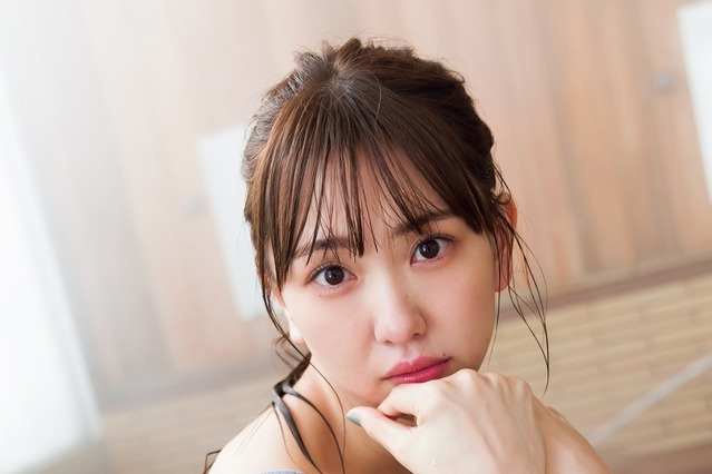 濡れた水着が体に密着.....SKE48・熊崎晴香、1st写真集から先行カット解禁 画像