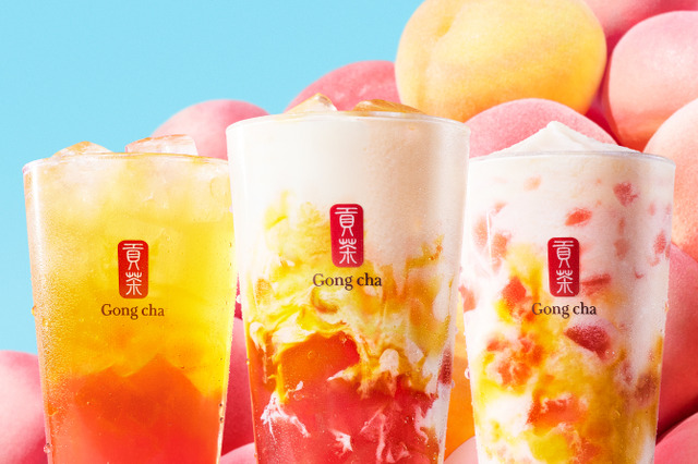 ゴンチャ、“桃感”パワーアップ「ぎゅぎゅっとピーチ」シリーズ3商品を販売 画像