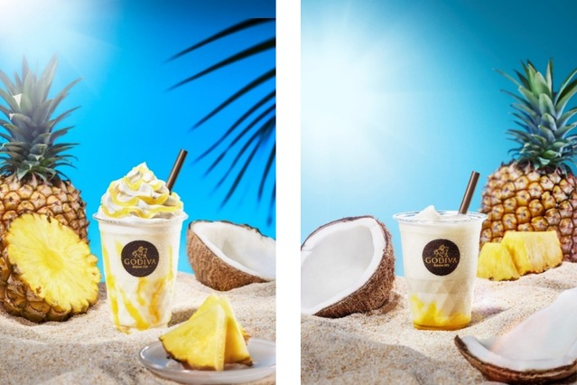 ゴディバ、南国気分味わえるパイン＆ココナッツドリンク2種を新発売 画像