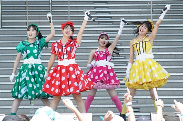 【TIF 2023】青森のりんご娘、初出演のTIFで観客と一体化ライブ…ファンに感謝 画像