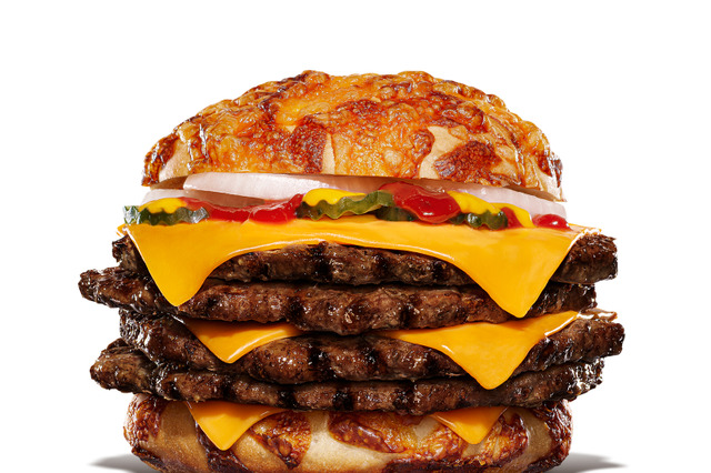 総重量約500g！バーガーキング、超大型チーズバーガー「クラウン ザ・ワンパウンダー」数量限定新発売 画像
