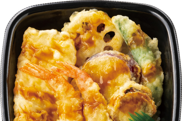 海の幸と野菜の天ぷら盛り盛り！ほっともっと「海鮮天丼」が復活 画像