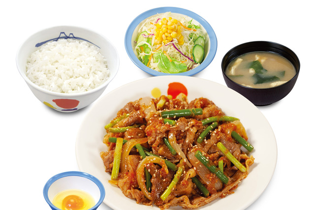 松屋「プルコギ定食」が復活! 画像
