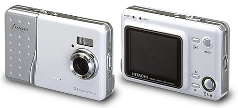 日立、2.0型液晶搭載の315万画素単焦点デジタルカメラ 画像