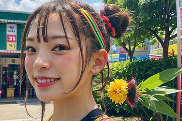 フワちゃん、生成AIで10,000変化?! 画像