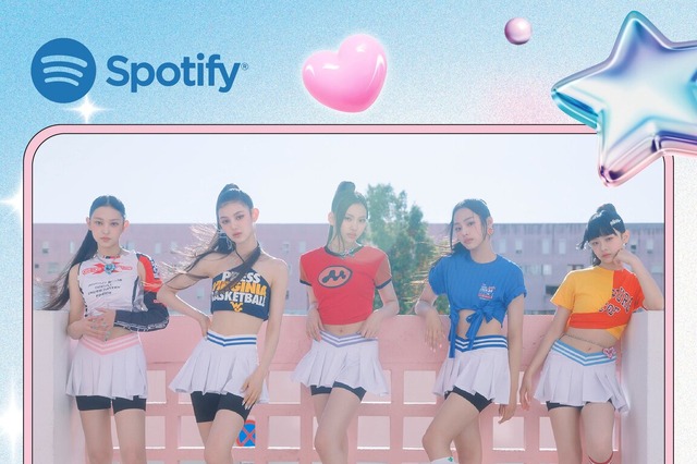自己最短新記録!NewJeans「Super Shy」がSpotify3億ストリーミング突破! 画像