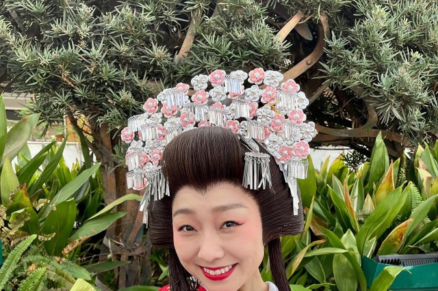 須田亜香里、美しい姫役に！着物姿で地元名古屋に登場 画像