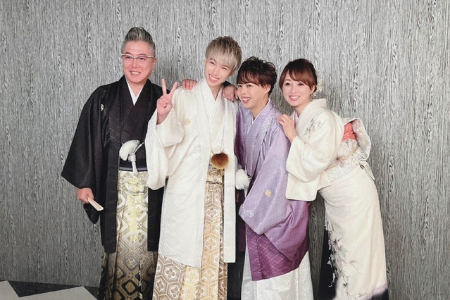 渡辺美奈代、家族4人での美しい和装ショットに「素敵なファミリー」の声 画像