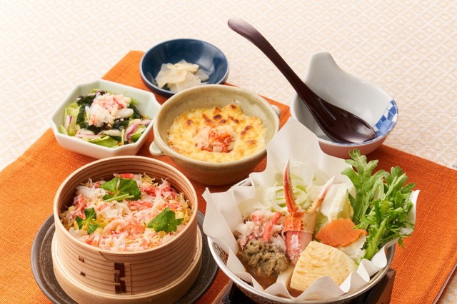 総量100g以上の蟹の身&蟹味噌!夢庵「蟹づくし御膳」年末年始限定で販売 画像