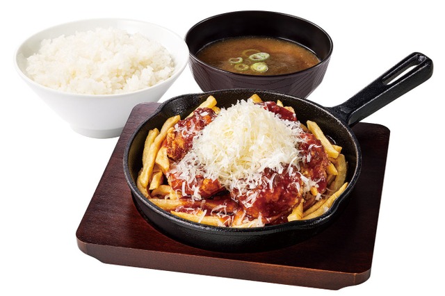 ふわふわハードチーズがとろける！からやま「チーズ盛り定食」期間限定販売 画像