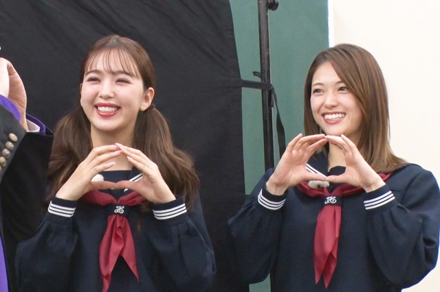 藤田ニコル＆松村沙友理、人気企画「学校かくれんぼ」にセーラー服で初参戦 画像