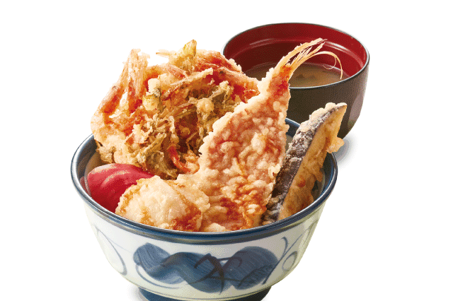 てんや、鹿児島の姫甘えび＆青森の金目鯛のせ「早春天丼」や人気「たれづけ海鮮天丼」を1月販売 画像