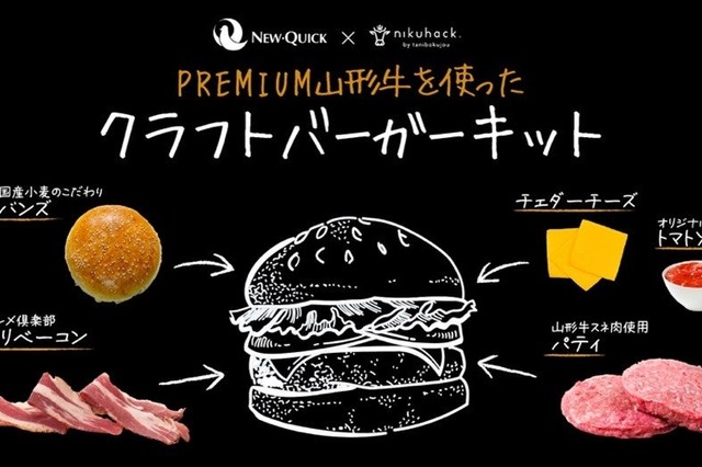 精肉店同士がコラボ！自宅で楽しめる「山形牛のクラフトバーガーキット」数量限定販売 画像