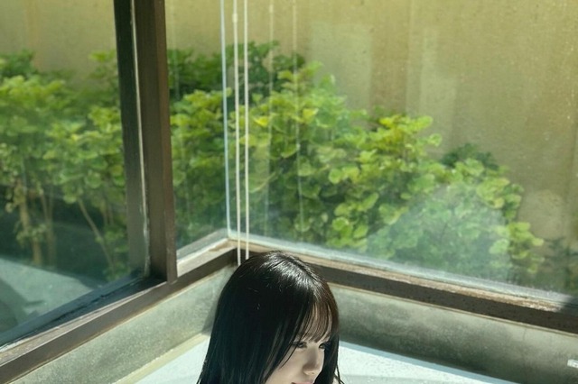 NMB48・水田詩織、念願のお風呂グラビアで「水も滴るいいオンナ」 画像