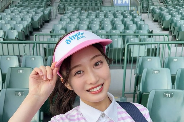 NMB48川上千尋、甲子園の売り子デビュー！キュートな姿にOGメンバーも反応 画像