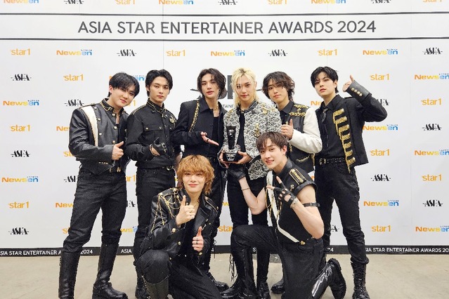 Stray Kids、「ASEA2024」にて3冠達成!ファンに感謝「初心を忘れず、もっと素敵な姿をお見せするために努力」 画像