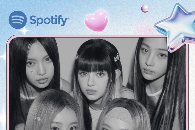NewJeans、「Super Shy」がSpotify 5億ストリーミング突破!過去発表曲の合算累積ストリーミングは40億回超え 画像