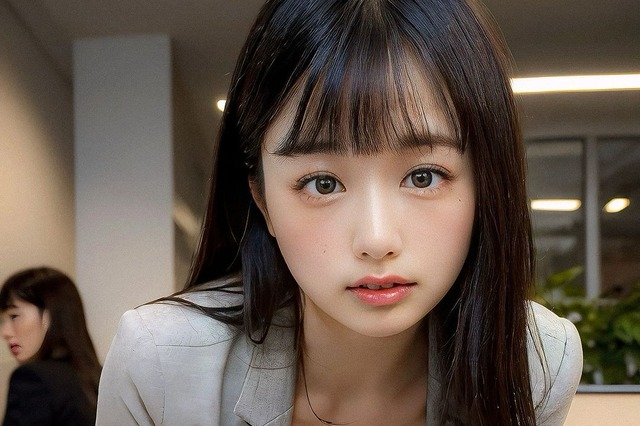 セクシーな谷間丸見え…くりえみ、悩殺スーツ姿公開！ 画像