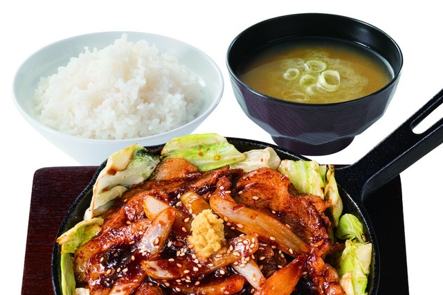 からやま「しょうが焼き」がグランドメニューに仲間入り 画像