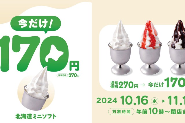 びっくりドンキーの隠れた人気商品「北海道ミニソフト」が100円引き 画像